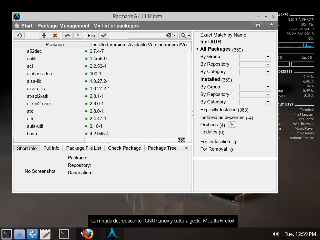 alphaOS 9.0: cuando Arch y Puppy Linux se encuentran – La mirada del ...