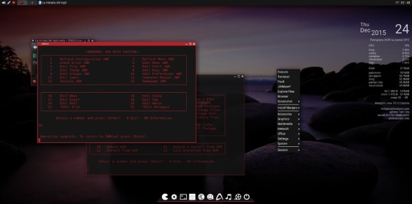 Manjaro JWM 15.12: distro ligera con gestor de software Pacli – La ...